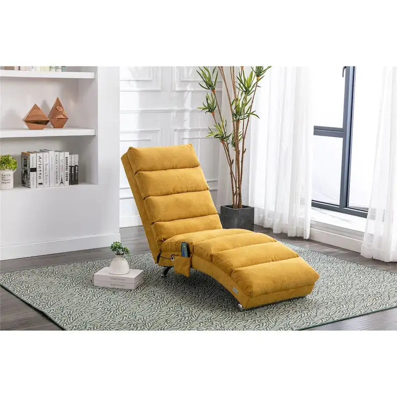 Linen Chaise Lounge Indoor Recliner Adjustable Backrest 300 lb 10 Colors