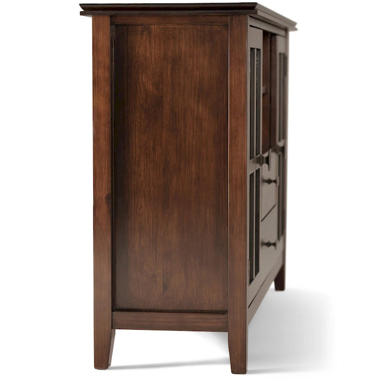 WYNDENHALL Stratford 53-inch Solid Wood TV Media Stand - 53 inch wide