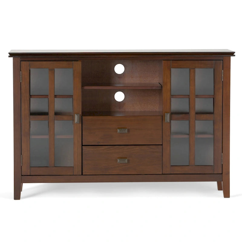 WYNDENHALL Stratford 53-inch Solid Wood TV Media Stand - 53 inch wide