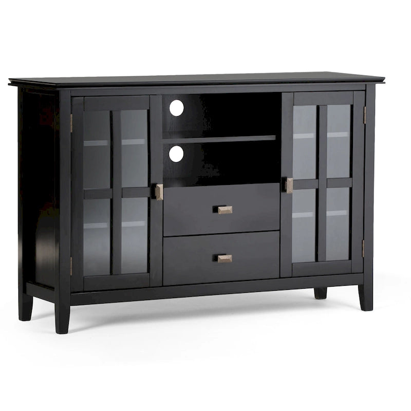 WYNDENHALL Stratford 53-inch Solid Wood TV Media Stand - 53 inch wide