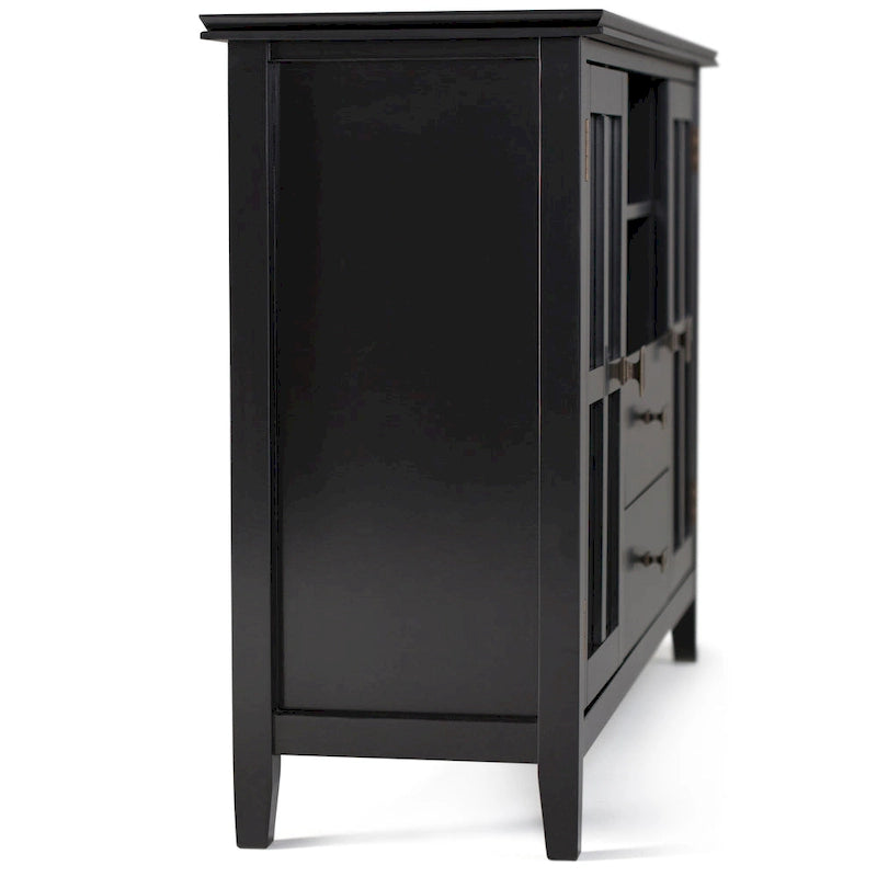 WYNDENHALL Stratford 53-inch Solid Wood TV Media Stand - 53 inch wide