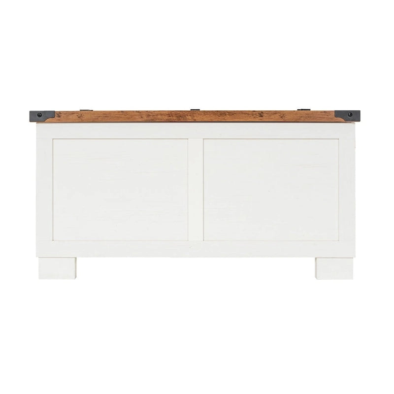 Lift Top Coffee Table with Hidden Storage Farmhouse Style Engineered Wood