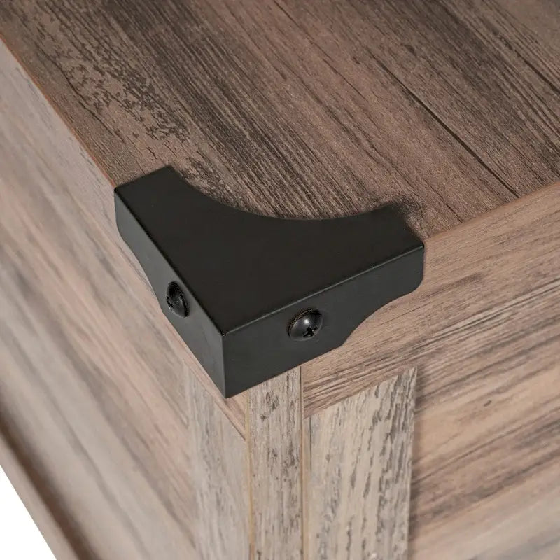 Lift Top Coffee Table with Hidden Storage Farmhouse Style Engineered Wood