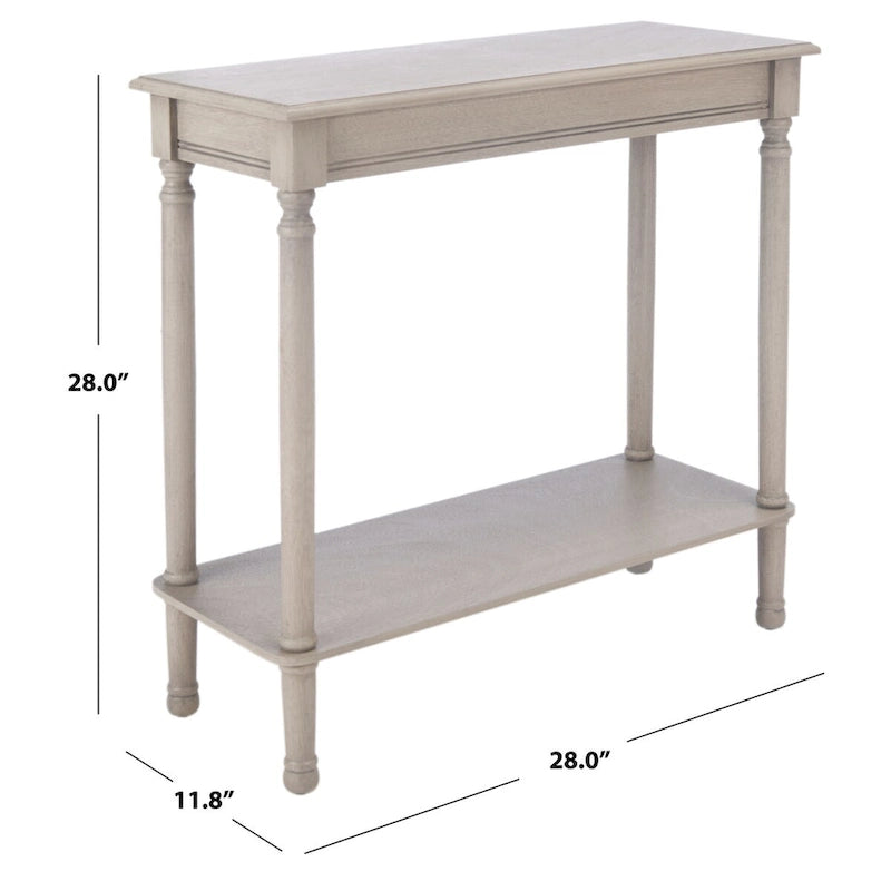 SAFAVIEH Vicy Rectangular Console Table - 28 W x 11.8 L x 28 H - 28Wx12Dx28H