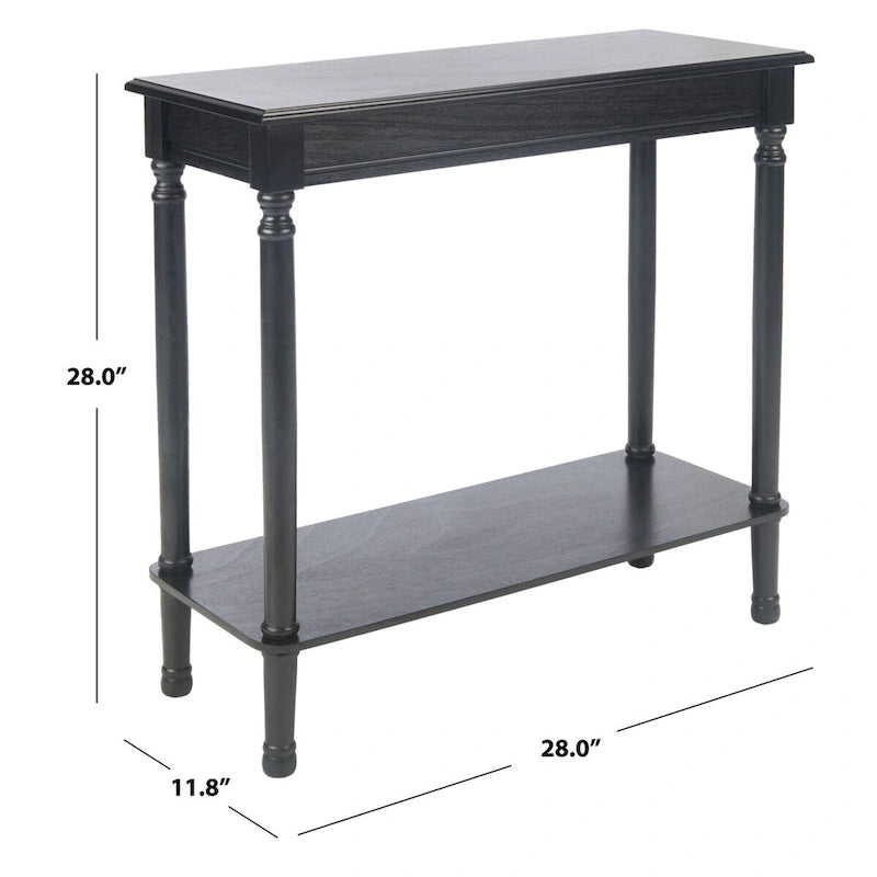 SAFAVIEH Vicy Rectangular Console Table - 28 W x 11.8 L x 28 H - 28Wx12Dx28H